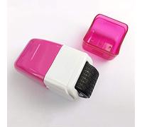 1 PCS Messy Code Seal Confidential Security Stamp Roller Seal Security Hide Garbled Anti Theft and Identity Privacy Protection Self-Inking Rubber