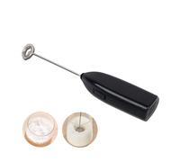 1 pcs Milk Frother Handheld, Battery Powered Drink Mixer for Matcha Coffee, Electric Portable Whisk Drink Mixer Mini Foam Maker for Hot Chocolate Frappe Latte(Black)