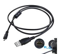 1 Pcs Mini Usb Charger Cable with Magnetic Ring Shield,Lead Dash Cam Cable for Image Transfer & Select Models Battery Charging,Photo Transfer Charging Cord Compatible with Select Finepix Nikon Cameras