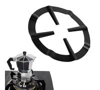 1 Pcs Mocha Pot Holder, Cast Iron Universal Mocha Pot Stand, Universal Non Slip Cooktop Rack, Durable Gas Stove Reducer and Coffee Pot Stand for Compatible with Gas Hobs, Pans, and Small Cookware