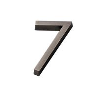 1 Pcs Modern Grey Plaque Number House Hotel Office Door Address Digits Sticker Plate Sign ABS Plastic(7)