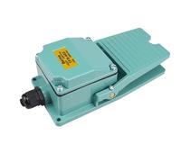 1 PCS,Momentary Pedal Foot Switch,AC 250V 5/15A,1NO/1NC,with Waterproof Cable Gland,Electrical Equipment,Aluminum Shell(1pcs 402)