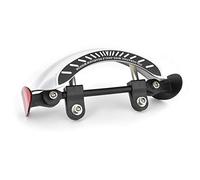 1 Pcs Motorcycle Holographic Rearview Mirror,Universal Motorcycle ABS & Chrome Rear View Mirror Chromed 180 Ultra Wide Angle Central Windscreen Mount