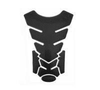 1 Pcs Motorcycle Tank Protector,Universal Motorbike Tank Protectors,BlackAdhesive 3D Tank Pad,Black Motorcycle Tank Sticker(PVC)