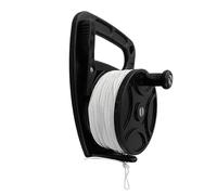 1 Pcs Multi Purpose Scuba Diving Wreck Dive Reel with Handle and 150ft Line with 46m/150ft White for Cave, Wreck,Drift Diving