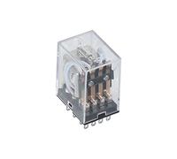 1 PCS MY4 Small Electromagnetic Relay Power DC12V DC24V AC110V AC220V Coil 4NO 4NC DIN Rail 14 pins Base Mini(Only AC 220V)