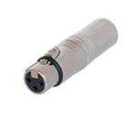 1 pcs : NA3FMX - XLR Connectors 3P F/M TO 2P M/ADPTR
