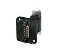 1 pcs : NADB9MF-B - D-Sub Adapters & Gender Changers DSUB9 M/F D SHELL BK FEEDTH