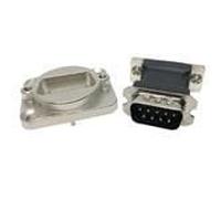 1 pcs : NADB9MF - D-Sub Adapters & Gender Changers DSUB9 M/F D SHELL NI FEEDTHRO
