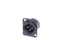 1 pcs : NC3MD-L-BAG-1 - XLR Connectors 3P M RECEPT DL1 SER SODR CUPS BLK