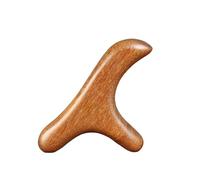 1 PCS Neck Foot Trigger Point Massage Gua Sha Tools Home Gym Professional Therapy Massage Tool for Back Leg Hand Face(Brown)