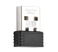 1 Pcs Network Card WiFi6 Driver Free USB Network WiFi Desktop 300M Card Computer Mini J0R9 Receive Transmitter