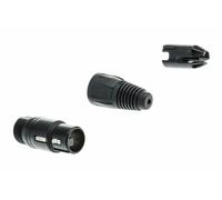 1 pcs - Neutrik Cable Mount XLR Connector, Female, 50 V, 3 Way, Silver over Nic