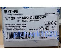 1 PCS NEW M22-CLEDC-W LED white circlip type wiring #A6-12