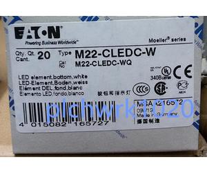 1 PCS NEW M22-CLEDC-W LED white circlip type wiring #A6-12