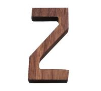 1 Pcs Nordic Style Black Walnut Letter Decorative Letters Combination Wall Decoration DIY Home Wooden Alphabet(Z)