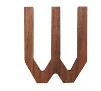 1 Pcs Nordic Style Black Walnut Letter Decorative Letters Combination Wall Decoration DIY Home Wooden Alphabet(W)