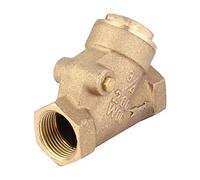 1 pcs NPT 3/4in Thread Brass Check Valve Y-Type One Way Check Valve 1.6Mpa for Water Gas