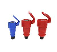 1 PCS Nylon Waterproof Plug and Socket 3-Core 16A & 32A 2P+E IP44 Connector for Outdoor Use(4 Core 16a Connector)