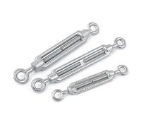 1 pcs of M8 Eye - Eye Turnbuckle Tensioner for Wire Tension Garden Rope Hooks Cable Garden Support Wire Turnbuckle Strainer