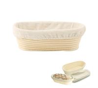 1 Pcs Oval Bread Banner Anti-counterfeiting Basket, Sourdough Bread Baking Supplies,for Making Baking And Fermentation(8.3in x 5.9in x 3.1in)