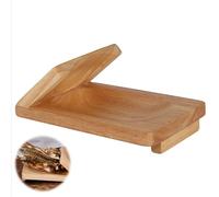 1 pcs Oyster Shucking Clamp, Oyster Shucker Handguard Practical Oyster Opener Wooden Oyster Holder Oyster Shucking Clip Seafood Tool Kitchen Accessory for Home Use Party Picnic Camping