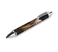 1 PCS Pack Retractable Black Ballpoint Pens for Smooth Writing 0.5mm Fine Point Fineliner Refillable Quick Dry Gel Ink Some Chocolate Balls Rollerball Pens Comfort Grip for Journaling Note Taking