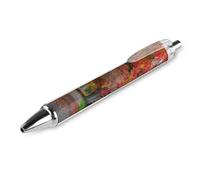 1 PCS Pack Retractable Black Ballpoint Pens for Smooth Writing 0.5mm Fine Point Fineliner Refillable Quick Dry Gel Ink On The Tree-Lined Path Rollerball Pens Comfort Grip for Journaling Note Taking