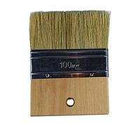 1 Pcs Paint Brush Durable Extra Wide Oil Paint Brushes Large Flat bristles Brush Professional Stain Brushes Trim Brushes for Window Frames Walls Painting (4inch 5.1cm Bristles)