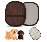 1 Pcs Pet Hair Removal Gloves Brush, Dark Brown, Upgraded 2025 New Reusable Cat Dog Electrostatic Hair Remover, Yomi Grooming Glove Tool, Pet Hair Removal for Couch, Furniture, Carpet, Curtain