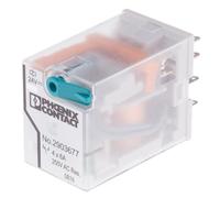 1 pcs - Phoenix Contact PCB Mount Power Relay, 24V dc Coil, 6A Switching Current