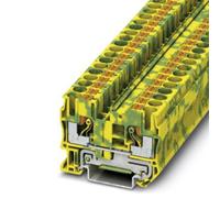 1 pcs - Phoenix Contact PT 6-PE Series Green, Yellow Earth Terminal Block, Singl