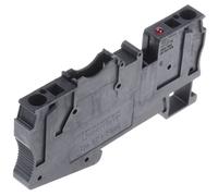 1 pcs - Phoenix Contact ST 4-FSI/C-LED 24 Series Black Fused DIN Rail Terminal,
