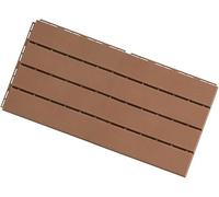 1 Pcs Plastic Interlocking Floor Tiles Outdoor Deck Flooring Pool Balcony Backyard Porch Garden Lawn Entrance Door Mat Flooring(Red)