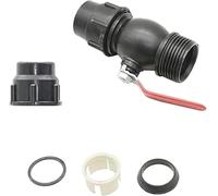 1 Pcs Plastic Water Pipe Quick Connector Ball Valve - Durable Metal Core, 2 Way Fast Connection(63mm)