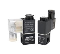 1 PCS Pneumatic 2V025-08B Two-Position Two-Way Solenoid Valve AC220V Three-Way 3V1-06A Switch DC24V Normally Closed(2V025-06 AC220V)