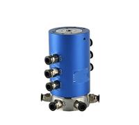 1 Pcs Pneumatic Slip Ring 360 Degree High Speed Pneumatic Rotary Joint Infinite Rotation Hollow Ventilation Oil Multi-Way(6 in 6 Out G1/8 Teeth)