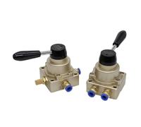 1 PCS Pneumatic Switch Manual Rotary Valve HV200D one in and Two Out Cylinder Control reversing Hand 02B(HV-200D,8mm)