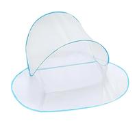 1 PCS Pop Up Mosquito Net For Bed, Dimensions 80x80x56cm Foldable Travel Mosquito Nets, No Installation Needed Bed Net for Camping Trips and Dormitory Sleeping (Blue)