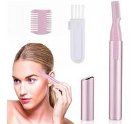 1 Pcs Portable Electric Eyebrow Shaper Eyebrow Shaver Trimmer, EyebrowHair Removal, Upgraded Mini Portable EyebrowTrimmer, Painless Portable Electric Razor for Brows Face Cheek Lips Peach Fuzz
