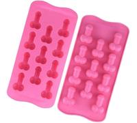 1 Pcs Prank Silicone Ice Cube Tray Soap Cake Mold for Birthday Single Bachelorette Party Favor Supply Baking Pan Handmade DIY Mousse Chocolate Fondant Mould Tool Novelty Cake Pan Decoration Set Y7