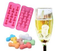 1 Pcs Prank Silicone Ice Cube Tray Soap Cake Mold for Birthday Single Bachelorette Party Favor Supply Baking Pan Handmade DIY Mousse Chocolate Fondant Mould Tool Novelty Cake Pan Decoration Set H2