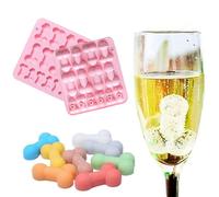 1 Pcs Prank Silicone Ice Cube Tray Soap Cake Mold for Birthday Single Bachelorette Party Favor Supply Baking Pan Handmade DIY Mousse Chocolate Fondant Mould Tool Novelty Cake Pan Decoration Set N4