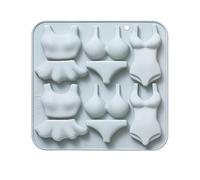 1 Pcs Prank Silicone Ice Cube Tray Soap Cake Mold for Birthday Single Bachelorette Party Favor Supply Baking Pan Handmade DIY Mousse Chocolate Fondant Mould Tool Novelty Cake Pan Decoration Set H3