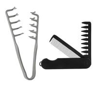 1 Pcs Professional Texture Comb and 1 Pcs Folding Comb, Volumizing Wide-Tooth Hair Tool for Roots Lift, Bangs Grooming Accessory for Women