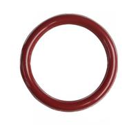 1 Pcs PTFE Cladding O-Ring, 4 x 94 x 102 mm FEP Coated Rubber, Red