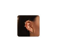 1 Pcs Punk Devil Ear Cuff Earrings for Women Men Gothic Dragon Claw Cartilage Ear Wrap Earring Vintage Non-Pierced Demon Earrings Jewelry Accessories, L, Metal, No Gemstone