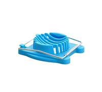 1 PCS Random Color Home Utensil Manual Kitchen Cooking Tools Egg Slicer Cutter Food Chopper Stainless Steel Professional