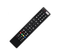 1 Pcs RC4848F TV Remote Control Replacement for Hitachi/Polaroid/Bush, Includes 3 Shortcut Buttons, No Setup Required, TV Remote Control Compatible with Telefunken, Luxor, Digihome, Logik Smart TVs