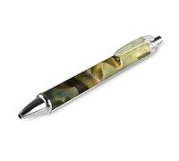 1 PCS Refillable Black Rough - Scaled Bush Viper Ballpoint Pens 0.5mm Fine Point Smooth Writing Quick-Dry Liquid Ink Comfort Grip Retractable & Pocket-Sized for Journaling Notetaking Sketching